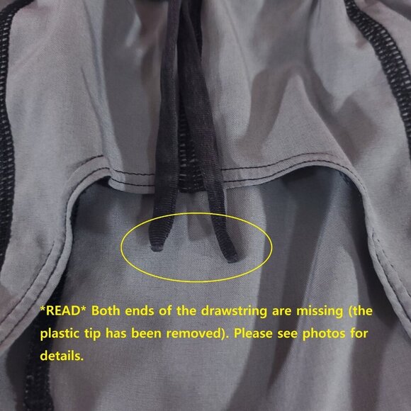 *READ* Lululemon Mens L Pace Breaker Short 9" Linerless Inked Light Cast Black - Picture 2 of 16